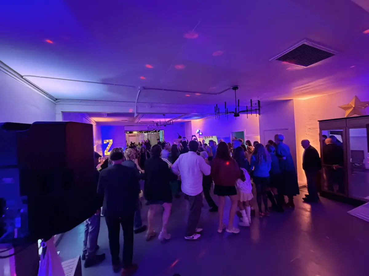 Modern nightclub-style event space in Hollywood for a Bar Mitzvah.